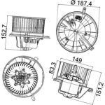Innenraumgebläse AB 148 000P Innenraumgebläse AB 148 000P