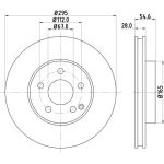 Bremsscheibe 8DD 355 108-781 Bremsscheibe 8DD 355 108-781