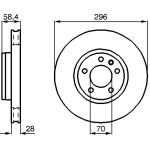 Bremsscheibe 0 986 478 593 Bremsscheibe 0 986 478 593