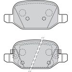 Valeo 601550 Bremsbelagsatz, Scheibenbremse