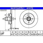 Bremsscheibe 24.0113-0170.1