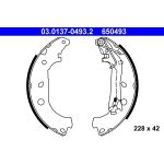 ATE 03.0137-0493.2 Bremsbackensatz ATE 03.0137-0493.2 Bremsbackensatz