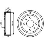 Bremstrommel 0 986 477 083 Bremstrommel 0 986 477 083