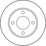 Bremsscheibe DF1543