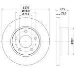 Bremsscheibe 8DD 355 107-401
