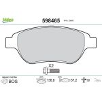 Valeo 598465 Bremsbelagsatz, Scheibenbremse