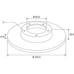 Bremsscheibe 672909 Bremsscheibe 672909