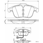 BOSCH 0 986 495 129 Bremsbelagsatz, Scheibenbremse BOSCH 0 986 495 129 Bremsbelagsatz, Scheibenbremse