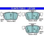 ATE Ceramic 13.0470-7320.2 Bremsbeläge mit akustischer Verschleißwarnung ATE Ceramic 13.0470-7320.2 Bremsbeläge mit akustischer Verschleißwarnung