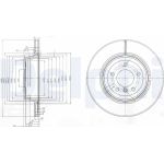 Delphi BG3961 Bremsscheibe Delphi BG3961 Bremsscheibe