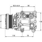 Mahle ACP 22 000P Kompressor, Klimaanlage BEHR Premium Line Mahle ACP 22 000P Kompressor, Klimaanlage BEHR Premium Line