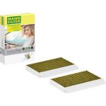 MANN-FILTER FP 27 021-2 Innenraumfilter FreciousPlus Aktivkohlefilter mit Polyphenol, antibakteriell, Feinstaubfilter (PM 2.5)