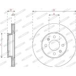Bremsscheibe DDF2660C