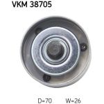 Umlenk-/Führungsrolle, Keilrippenriemen VKM 38705 Umlenk-/Führungsrolle, Keilrippenriemen VKM 38705