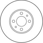 Bremsscheibe DF2734