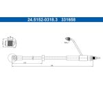 Bremsschlauch 24.5152-0318.3