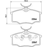 Bremsbelagsatz, Scheibenbremse 8DB 355 010-371 Bremsbelagsatz, Scheibenbremse 8DB 355 010-371