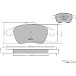 Metzger 1170409 Bremsbelagsatz, Scheibenbremse Metzger 1170409 Bremsbelagsatz, Scheibenbremse