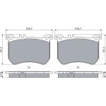 BOSCH 0 986 494 985 Bremsbeläge passend für MERCEDES-BENZ SL, S-Klasse Low-Metallic, mit Anti-Quietsch-Blech BOSCH 0 986 494 985 Bremsbeläge passend für MERCEDES-BENZ SL, S-Klasse Low-Metallic, mit Anti-Quietsch-Blech