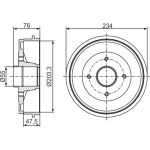 Bremstrommel 0 986 477 290 Bremstrommel 0 986 477 290