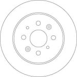 TRW DF4401 Bremsscheibe TRW DF4401 Bremsscheibe
