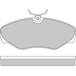 Metzger 1170110 Bremsbelagsatz, Scheibenbremse Metzger 1170110 Bremsbelagsatz, Scheibenbremse