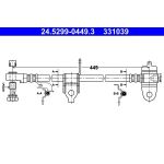 Bremsschlauch 24.5299-0449.3 Bremsschlauch 24.5299-0449.3