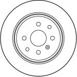 TRW DF2663 Bremsscheibe TRW DF2663 Bremsscheibe