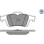 Bremsbelagsatz, Scheibenbremse 025 241 3717/PD