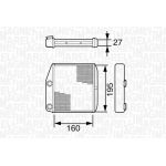 Magneti Marelli 350218227000 Wärmetauscher, Innenraumheizung