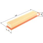 BOSCH F 026 400 115 Luftfilter