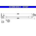 ATE 24.5296-0253.3 Bremsschlauch