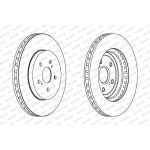 Ferodo DDF1544C Bremsscheibe PREMIER Ferodo DDF1544C Bremsscheibe PREMIER
