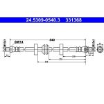 ATE 24.5309-0540.3 Bremsschlauch ATE 24.5309-0540.3 Bremsschlauch