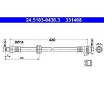 Bremsschlauch 24.5103-0430.3 Bremsschlauch 24.5103-0430.3