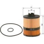 BOSCH 1 457 429 302 Ölfilter
