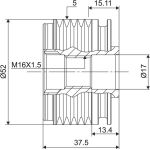 Generatorfreilauf 588109 Generatorfreilauf 588109