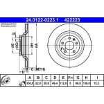 Bremsscheibe 24.0122-0223.1