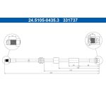 ATE 24.5105-0435.3 Bremsschlauch ATE 24.5105-0435.3 Bremsschlauch
