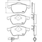 Bremsbelagsatz, Scheibenbremse 8DB 355 008-911 Bremsbelagsatz, Scheibenbremse 8DB 355 008-911