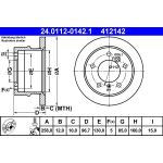 Bremsscheibe 24.0112-0142.1