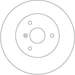 TRW DF4135 Bremsscheibe TRW DF4135 Bremsscheibe