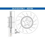 Bremsscheibe 24.0132-0194.1 Bremsscheibe 24.0132-0194.1