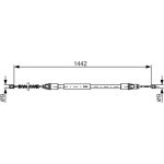 BOSCH 1 987 477 442 Seilzug, Feststellbremse BOSCH 1 987 477 442 Seilzug, Feststellbremse