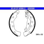ATE 03.0137-0500.2 Bremsbackensatz ATE 03.0137-0500.2 Bremsbackensatz