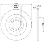 Bremsscheibe 8DD 355 118-741 Bremsscheibe 8DD 355 118-741