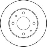 TRW DF1443 Bremsscheibe TRW DF1443 Bremsscheibe