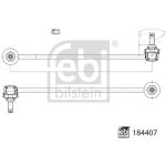 FEBI BILSTEIN 184407 Koppelstange FEBI BILSTEIN 184407 Koppelstange