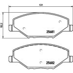 Bremsbelagsatz, Scheibenbremse 8DB 355 020-521 Bremsbelagsatz, Scheibenbremse 8DB 355 020-521