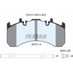 Textar 2917705 Bremsbelagsatz, Scheibenbremse